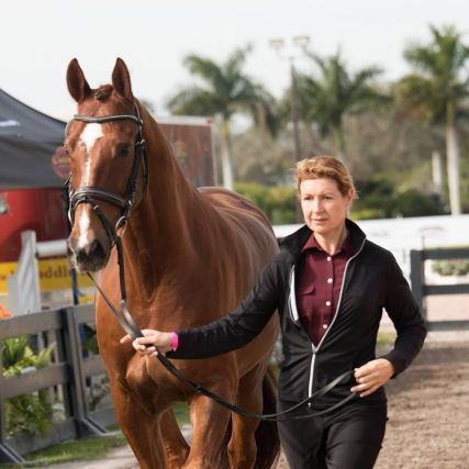 Winter 4e plaats tijdens Dressage Derby